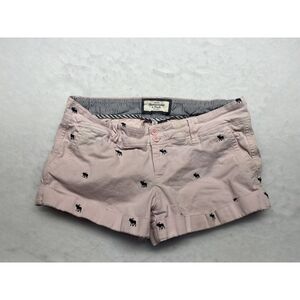 Vintage Y2K Abercrombie & Fitch pink mini shorts size 6